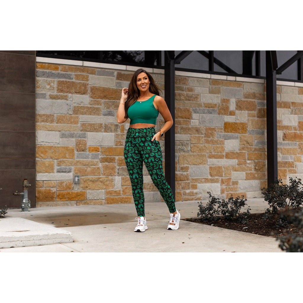 St Patrick's Day Lucky Charm Leggings