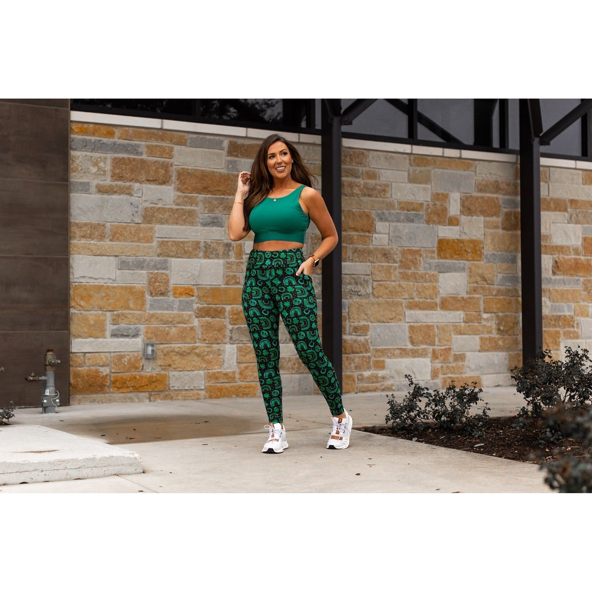 St Patrick's Day Lucky Charm Leggings