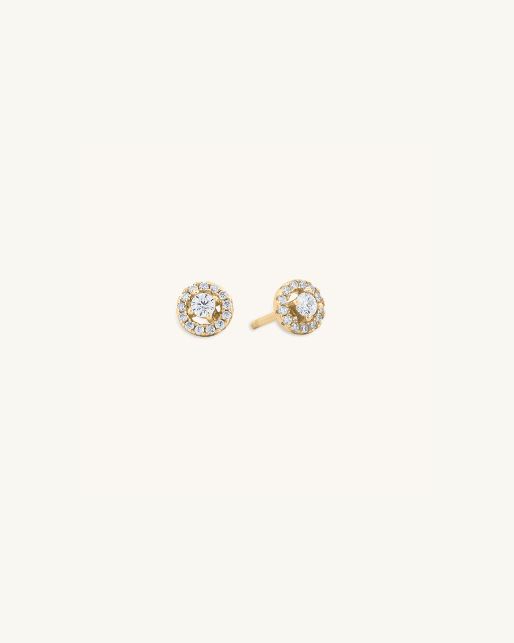Halo Flat Back Earrings