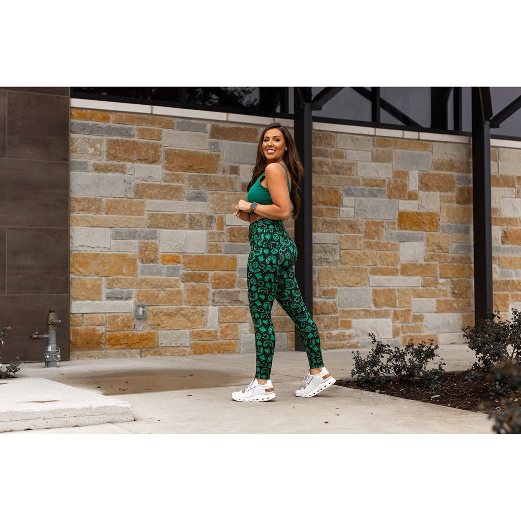 St Patrick's Day Lucky Charm Leggings