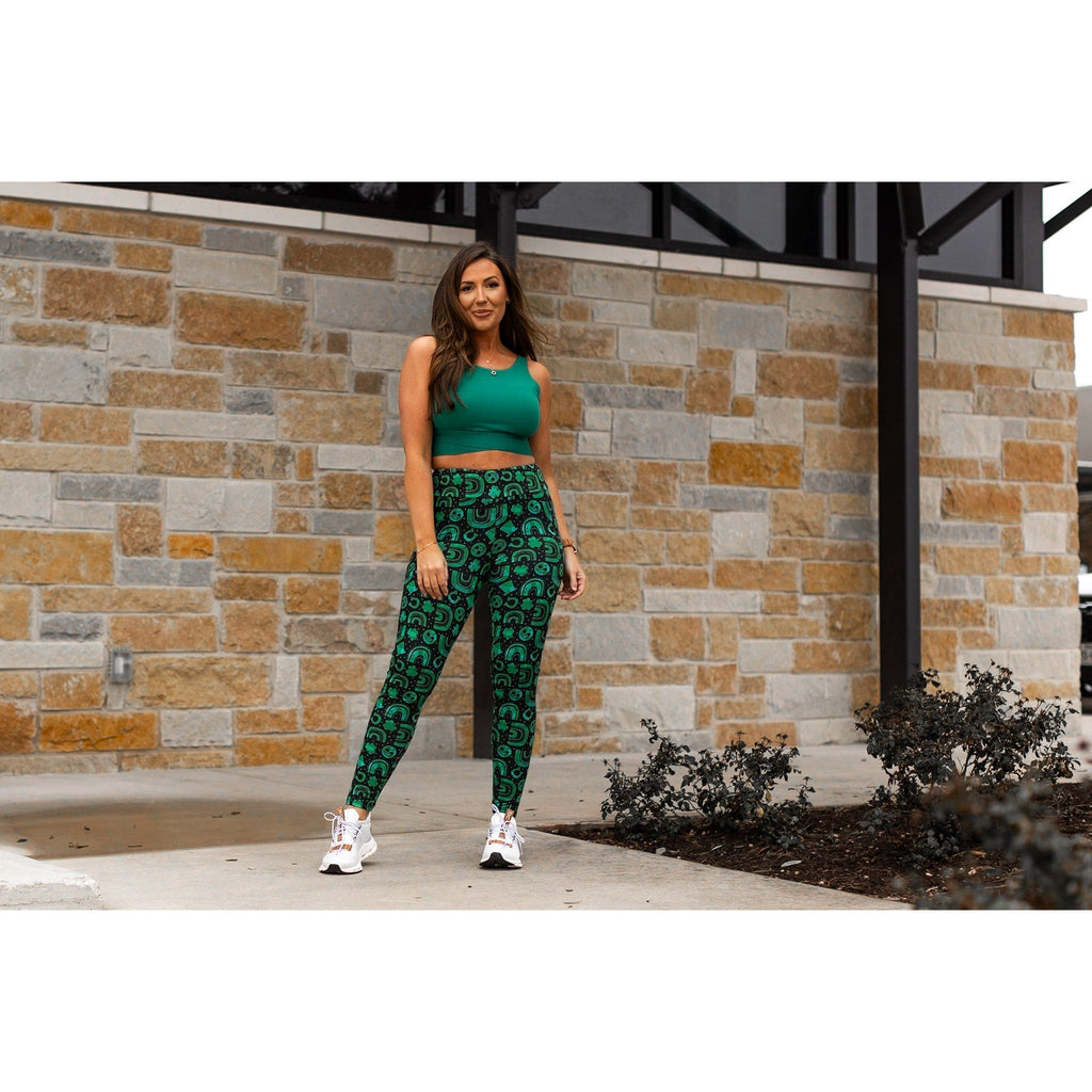 St Patrick's Day Lucky Charm Leggings