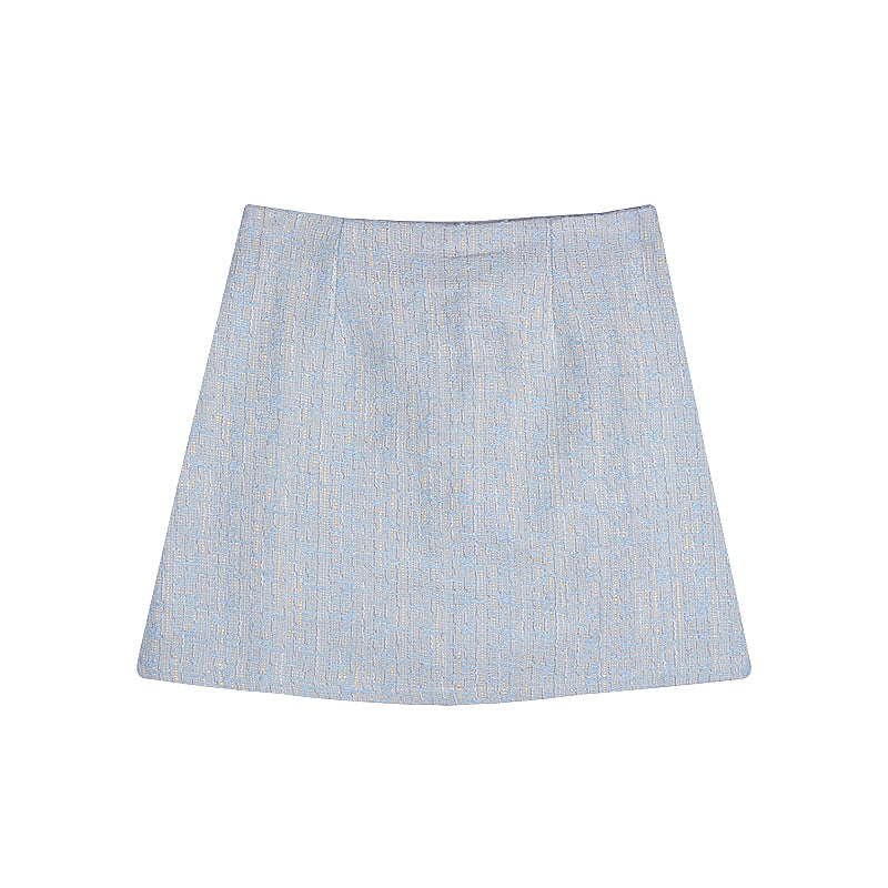 Chic Summer Two-Piece Women's Skirt and Jacket Set