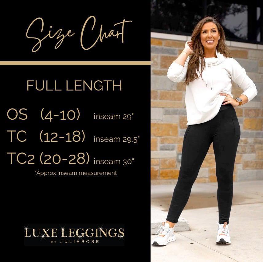 Stephanie - Crossover BLACK Pocket Full Length Leggings