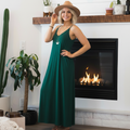 Goddess Gown - Forest Green